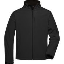 Men's Softshell Jacket - Trendige Jacke aus Softshell [Gr. M] (black) (Art.-Nr. CA334223)