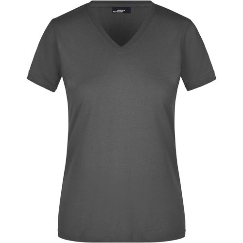 Ladies' Slim Fit V-T - Figurbetontes V-Neck-T-Shirt [Gr. XL] (Art.-Nr. CA334824) - Einlaufvorbehandelter Single Jersey
Gek...