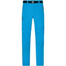 Men's Zip-Off Trekking Pants - Bi-elastische Outdoorhose in sportlicher Optik [Gr. XL] (bright-blue) (Art.-Nr. CA335517)