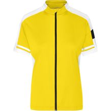 Ladies' Bike-T Full Zip - Sportives Bike-Shirt [Gr. L] (sun-yellow) (Art.-Nr. CA335956)