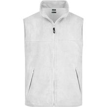 Fleece Vest - Wärmende Weste in schwerer Fleece-Qualität [Gr. S] (white) (Art.-Nr. CA336452)