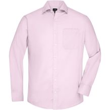 Men's Shirt Longsleeve Micro-Twill - Klassisches Shirt in pflegeleichter Baumwollqualität [Gr. L] (light-pink) (Art.-Nr. CA336595)