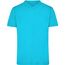 Men's Slub T-Shirt - Funktions T-Shirt für Freizeit und Sport [Gr. S] (Turquoise) (Art.-Nr. CA336785)