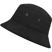 Fisherman Piping Hat - Trendiger Hut aus weicher Baumwolle (black / black) (Art.-Nr. CA342448)