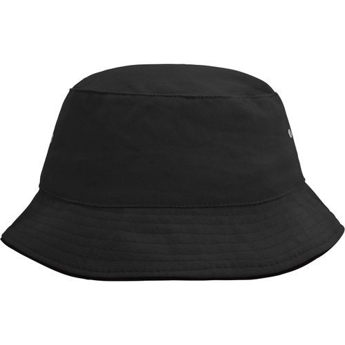 Fisherman Piping Hat - Trendiger Hut aus weicher Baumwolle [Gr. S/M] (Art.-Nr. CA342448) - Paspel an Krempe teilweise kontrastfarbi...