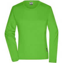 Ladies' Workwear-Longsleeve-T - Strapazierfähiges und pflegeleichtes Langarm Shirt [Gr. 4XL] (lime-green) (Art.-Nr. CA344340)