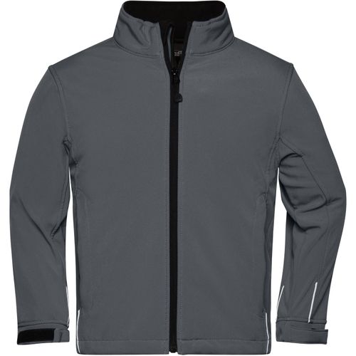 Softshell Jacket Junior - Trendige Jacke aus Softshell [Gr. L] (Art.-Nr. CA344439) - 3-Lagen-Funktionsmaterial mit TPU-Membra...