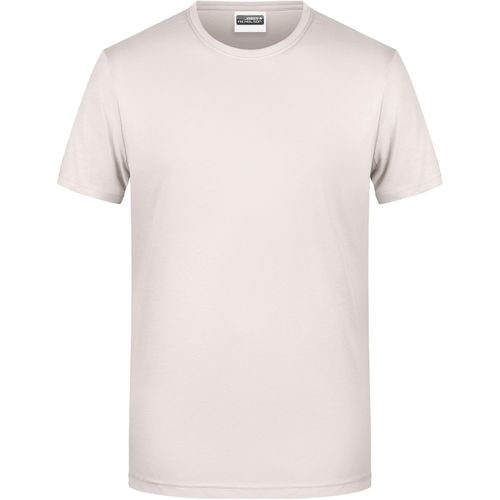 Men's Basic-T - Herren T-Shirt in klassischer Form [Gr. S] (Art.-Nr. CA345257) - 100% gekämmte, ringgesponnene BIO-Baumw...