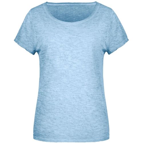 Ladies' Slub-T - T-Shirt im Vintage-Look [Gr. S] (Art.-Nr. CA345893) - Single Jersey aus Flammgarn und gekämmt...