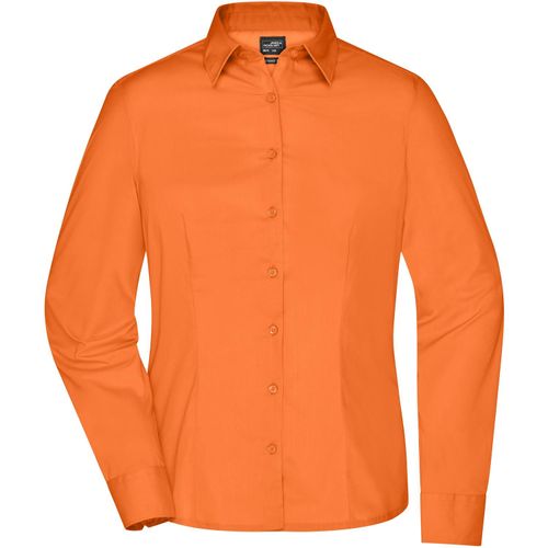 Ladies' Business Shirt Long-Sleeved - Klassisches Shirt aus strapazierfähigem Mischgewebe [Gr. S] (Art.-Nr. CA346169) - Pflegeleichte Popeline-Qualität mi...
