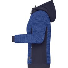 Ladies' Padded Hybrid Jacket - Wattierte Strickfleece Jacke im attraktiven Materialmix [Gr. XS] (blau) (Art.-Nr. CA346549)