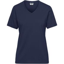 Ladies' BIO Workwear T-Shirt - Strapazierfähiges und pflegeleichtes T-Shirt [Gr. XL] (navy) (Art.-Nr. CA346780)