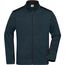 Men's Knitted Workwear Fleece Jacket - Pflegeleichte Strickfleece Jacke im Materialmix [Gr. 3XL] (navy/navy) (Art.-Nr. CA347367)