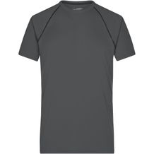 Men's Sports T-Shirt - Funktionsshirt für Fitness und Sport [Gr. M] (titan/black) (Art.-Nr. CA347475)