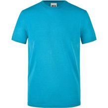 Men's Workwear T-Shirt - Strapazierfähiges und pflegeleichtes T-Shirt [Gr. 6XL] (Turquoise) (Art.-Nr. CA347800)