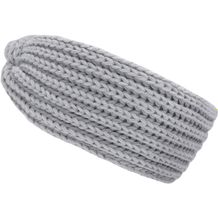 Knitted Headband - Extrabreites Stirnband (Grau) (Art.-Nr. CA348660)