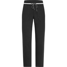 Ladies' Jog-Pants - Sweat-Hose im modischen Design (black/white) (Art.-Nr. CA349090)