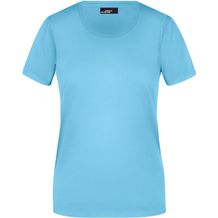 Ladies' Basic-T - Leicht tailliertes T-Shirt aus Single Jersey [Gr. 3XL] (sky-blue) (Art.-Nr. CA349625)