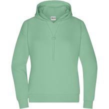 Ladies' Lounge Hoody - Stylisches Kapuzensweat, leicht oversized [Gr. XL] (jade-green) (Art.-Nr. CA350237)