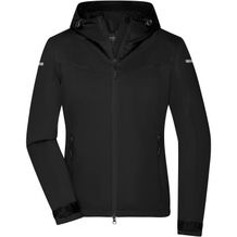 Ladies' Allweather Jacket - Leichte, gefütterte Outdoor Softshelljacke für extreme Wetterbedingungen [Gr. L] (black) (Art.-Nr. CA350690)