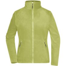 Ladies' Fleece Jacket - Fleece Jacke mit Stehkragen im klassischen Design [Gr. L] (lime-green) (Art.-Nr. CA350717)