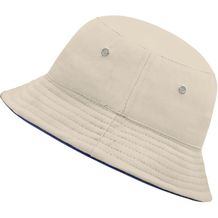 Fisherman Piping Hat for Kids - Trendiger Kinderhut aus weicher Baumwolle (blau / braun) (Art.-Nr. CA351353)