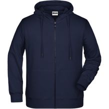 Men's Zip Hoody - Sweat-Jacke mit Kapuze und Reißverschluss [Gr. 4XL] (navy) (Art.-Nr. CA351404)