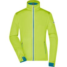 Ladies' Sports Softshell Jacket - Funktionelle Softshell-Jacke für Sport, Freizeit und Promotion [Gr. L] (bright-yellow/bright-blue) (Art.-Nr. CA351764)