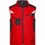 Workwear Softshell Vest - Professionelle Softshellweste mit hochwertiger Ausstattung [Gr. 5XL] (red/black) (Art.-Nr. CA351839)