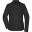Ladies`Shirt Slim Fit - Modisch tailliertes Cityhemd und Damenbluse [Gr. XL] (black) (Art.-Nr. CA352049)
