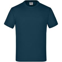 Junior Basic-T - Kinder Komfort-T-Shirt aus hochwertigem Single Jersey [Gr. XS] (petrol) (Art.-Nr. CA352313)