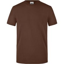 Men's Workwear T-Shirt - Strapazierfähiges und pflegeleichtes T-Shirt [Gr. 3XL] (Brown) (Art.-Nr. CA353981)