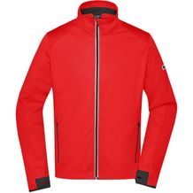 Men's Sports Softshell Jacket - Funktionelle Softshelljacke für Sport, Freizeit und Promotion [Gr. XXL] (bright-orange/black) (Art.-Nr. CA354052)