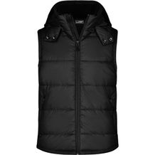 Men's Padded Vest - Modische Steppweste mit abnehmbarer Kapuze [Gr. XL] (black) (Art.-Nr. CA355236)