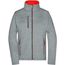 Ladies' Softshell Jacket - Softshell-Jacke in Melange-Optik [Gr. XL] (dark-melange/red) (Art.-Nr. CA356331)