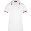 Ladies' Polo Tipping - Hochwertiges Piqué-Polohemd mit Kontraststreifen [Gr. XXL] (white/red) (Art.-Nr. CA358142)