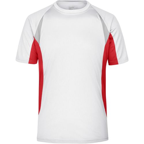 Men's Running-T - Atmungsaktives Laufshirt [Gr. 3XL] (Art.-Nr. CA358183) - Feuchtigkeitsregulierend, schnell...