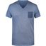 Men's Slub-T - T-Shirt im Vintage-Look [Gr. L] (Denim) (Art.-Nr. CA358722)