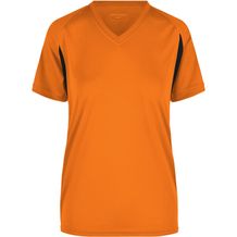 Ladies' Running-T - Funktionelles Laufshirt (orange/black) (Art.-Nr. CA358763)