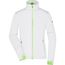 Ladies' Sports Softshell Jacket - Funktionelle Softshelljacke für Sport, Freizeit und Promotion [Gr. XL] (white/bright-green) (Art.-Nr. CA359424)