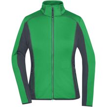 Ladies' Structure Fleece Jacket - Stretchfleecejacke im sportlichen Look [Gr. M] (fern-green/carbon) (Art.-Nr. CA360117)