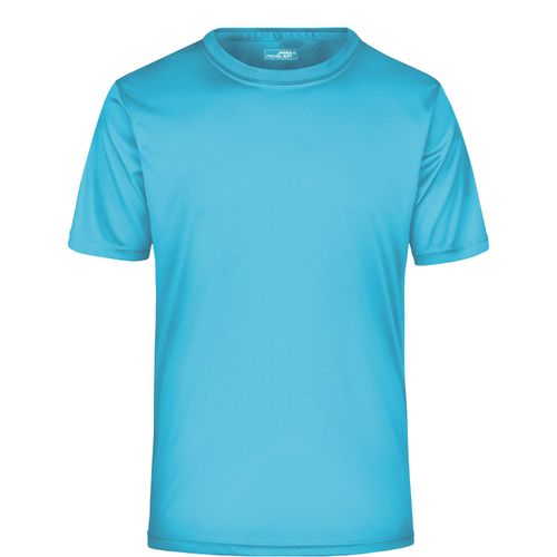 Men's Active-T - Funktions T-Shirt für Freizeit und Sport [Gr. S] (Art.-Nr. CA363285) - Feiner Single Jersey
Necktape
Doppelnäh...