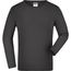 Junior Shirt Long-Sleeved Medium - Langarm T-Shirt aus Single Jersey [Gr. XL] (graphite) (Art.-Nr. CA363833)