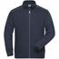 Men's Workwear Sweat-Jacket - Sweatjacke mit Stehkragen und Kontrastpaspel [Gr. 4XL] (navy) (Art.-Nr. CA364384)