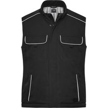 Workwear Softshell Padded Vest - Professionelle Softshellweste mit warmem Innenfutter und hochwertigen Details im cleanen Look [Gr. 4XL] (black) (Art.-Nr. CA364667)
