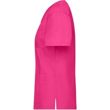 Ladies' Kasack - Klassischer Schlupfkasack mit V-Ausschnitt [Gr. 4XL] (pink) (Art.-Nr. CA364821)