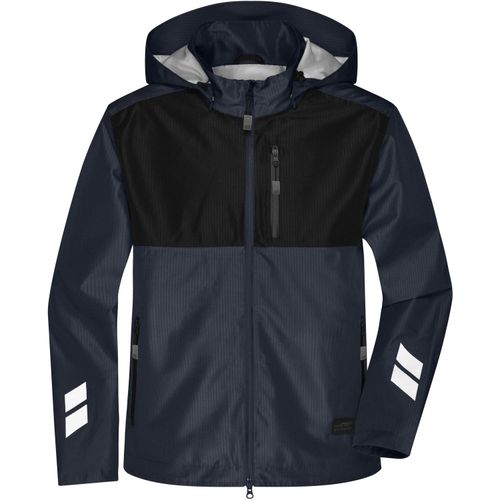Hardshell Workwear Jacket - Professionelle, wind- und wasserdichte, atmungsaktive Arbeitsjacke für extreme Wetterbedingungen [Gr. 6XL] (Art.-Nr. CA365268) - Strapazierfähiges und robustes Rip-Stop...