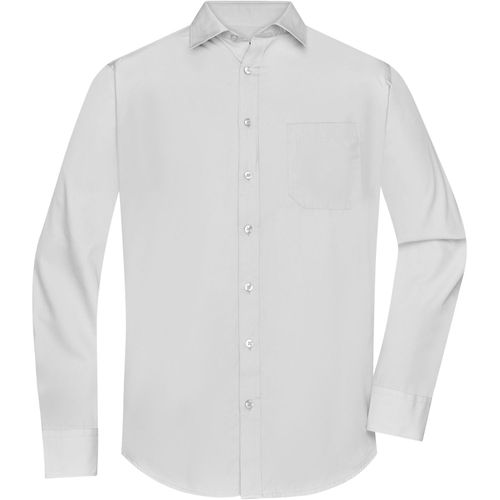 Men's Shirt Longsleeve Poplin - Klassisches Shirt aus pflegeleichtem Mischgewebe [Gr. M] (Art.-Nr. CA370510) - Popeline-Qualität mit Easy-Care-Ausrüs...