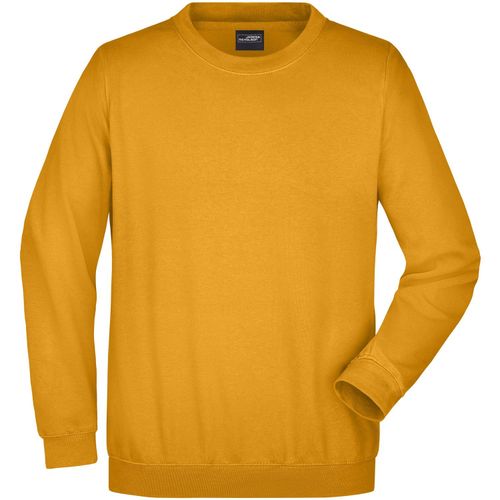 Round-Sweat Heavy - Klassisches Komfort Rundhals-Sweatshirt [Gr. XL] (Art.-Nr. CA370846) - Hochwertige Sweat-Qualität mit angeraut...