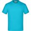 Junior Basic-T - Kinder Komfort-T-Shirt aus hochwertigem Single Jersey [Gr. M] (pacific) (Art.-Nr. CA371602)